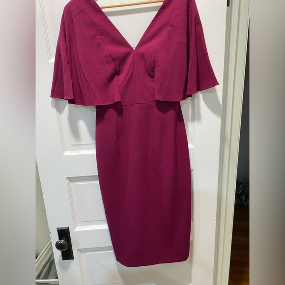 Maroon knee length formal dress - Picture 1 of 1